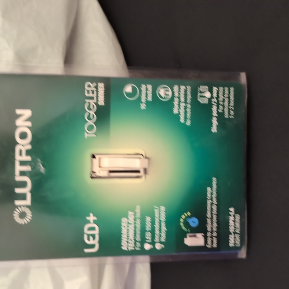 Lutron LED+ Toggler 150W  Single Pole/3 Way Dimmer Switch